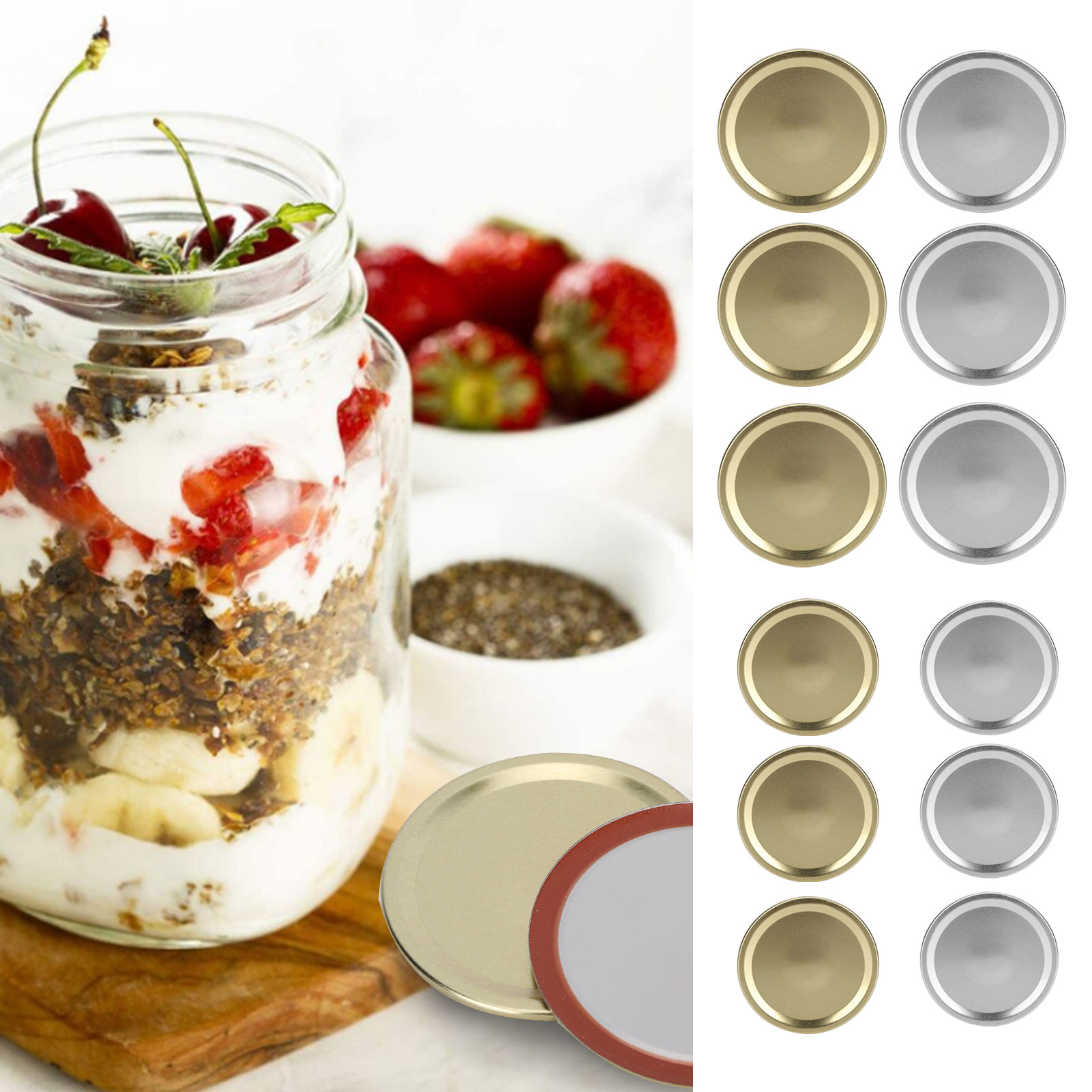 Round Split Type Lids Canning  - Herb Keeper Container recensione e prezzo
