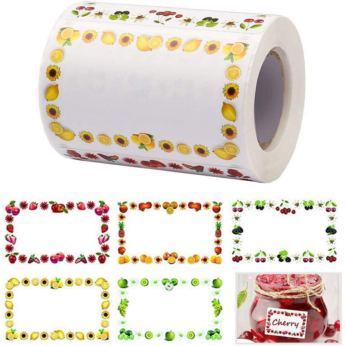 250Pcs Rectangle Canning Label - Food Storage Jar Labels recensione e prezzo