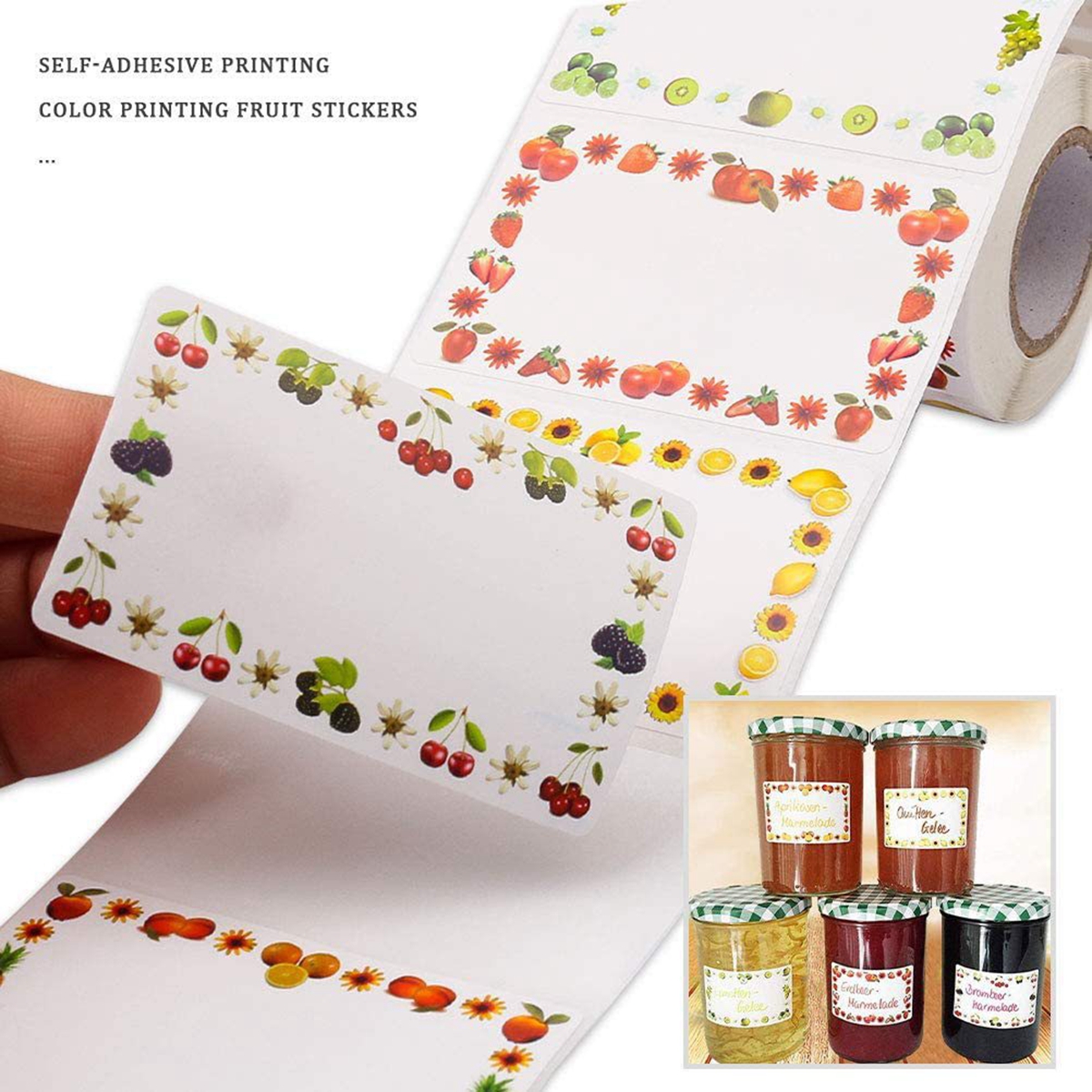 250Pcs Rectangle Canning Label - Food Storage Jar Labels recensione e prezzo