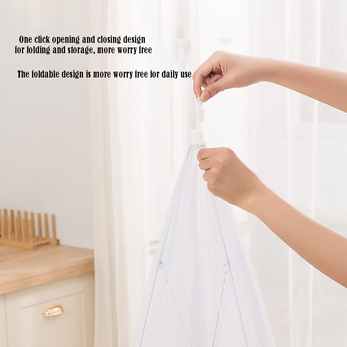 Foldable Food Mesh Cover, Fly  - Food Storage Net recensione e prezzo